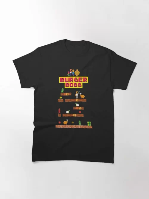Burger Boss Pixel Game Art