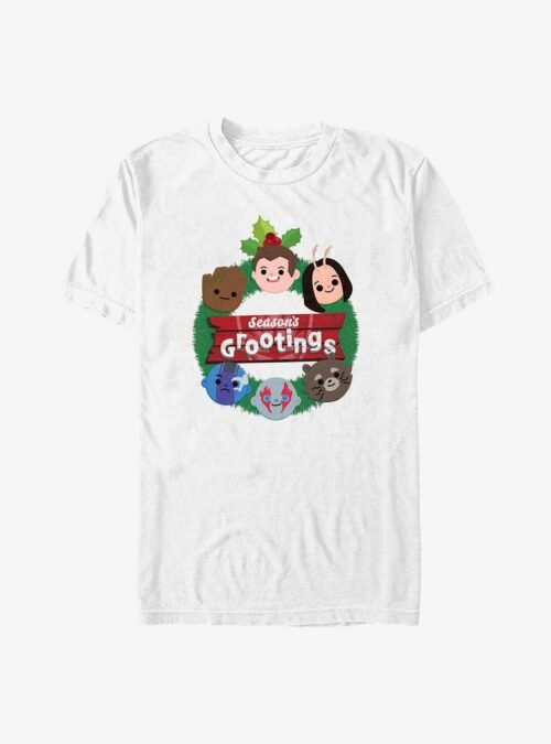 Marvel Guardians of the Galaxy Holiday Special Seasons Grootings T-Shirt