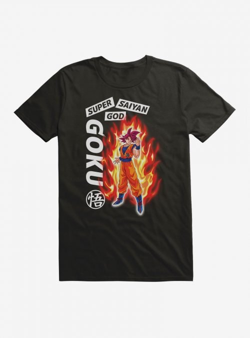 Dragon Ball Super Super Saiyan God Goku Flame T-Shirt