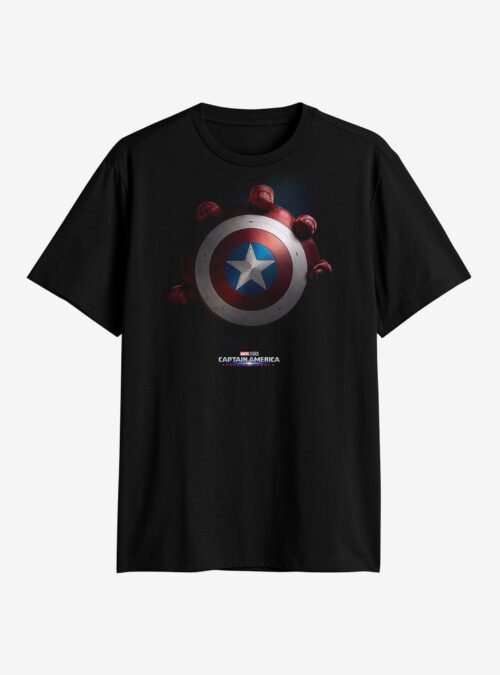 Marvel Captain America: Brave New World Red Hulk & Shield T-Shirt