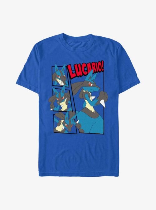 Pokemon Lucario Panels T-Shirt