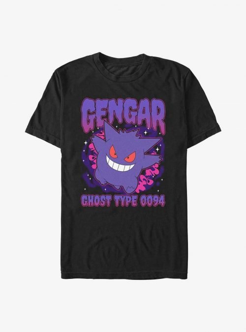 Pokemon Gengar Ghost Type T-Shirt
