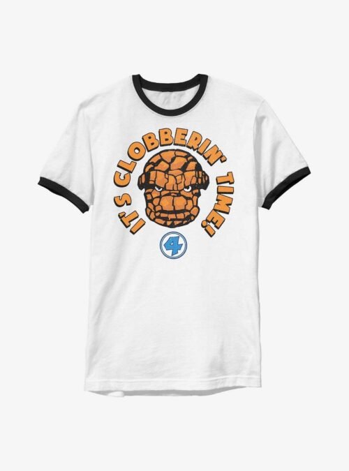Marvel Fantastic Four Clobberin' Time Ringer T-Shirt