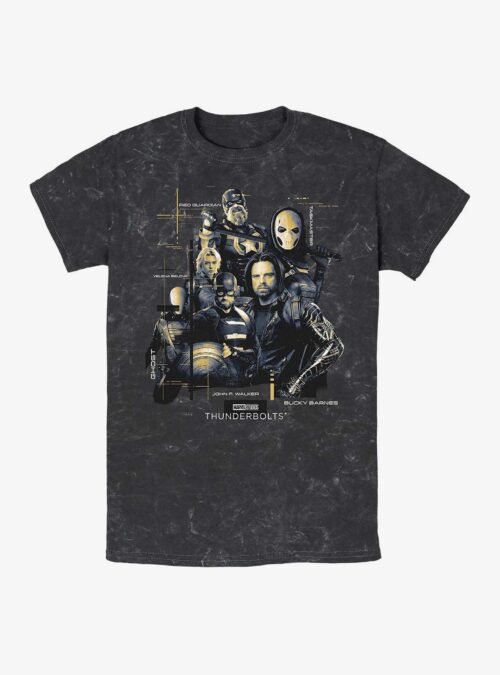 Marvel Thunderbolts* Team Pose Mineral Wash T-Shirt