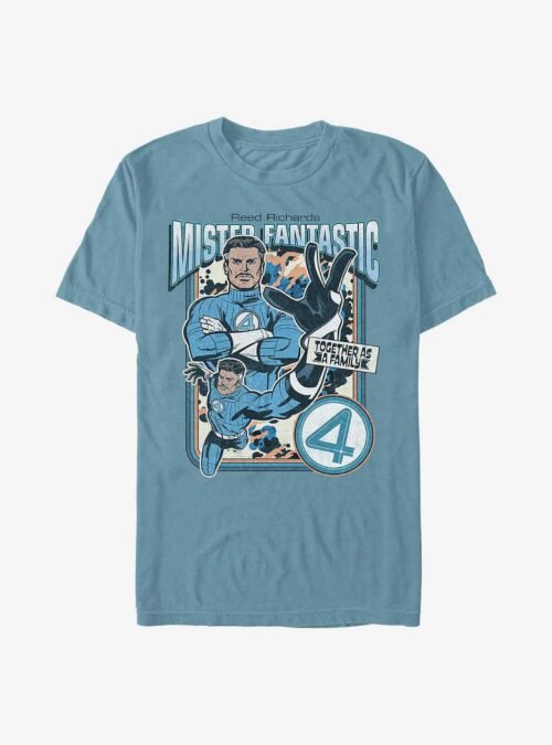 Marvel The Fantastic Four: First Steps Mister Fantastic Reed Garment Dye T-Shirt Hot Topic Exclusive