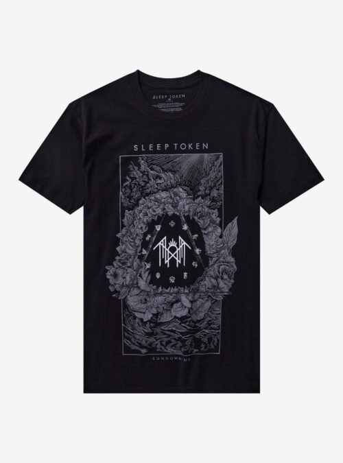 Sleep Token Sundowning Runes & Flowers T-Shirt