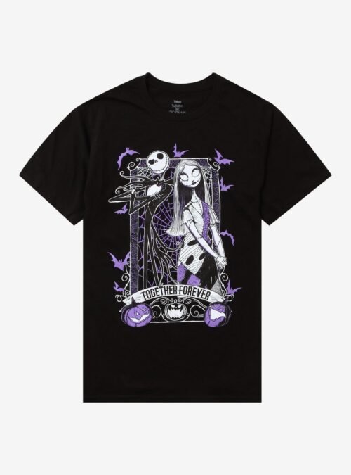 The Nightmare Before Christmas Jack & Sally Together Forever T-Shirt