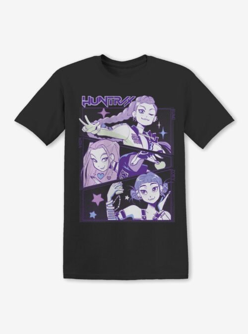 KPop Demon Hunters Huntrix World Tour Double-Sided T-Shirt