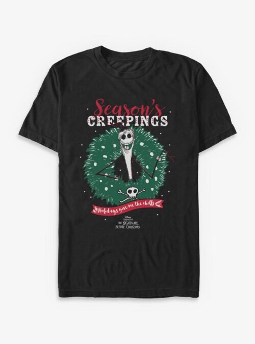 Disney The Nightmare Before Christmas Jack Wreath Creeping - Black