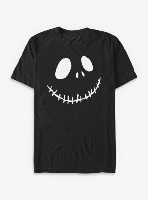 Disney The Nightmare Before Christmas Jack Face - Black