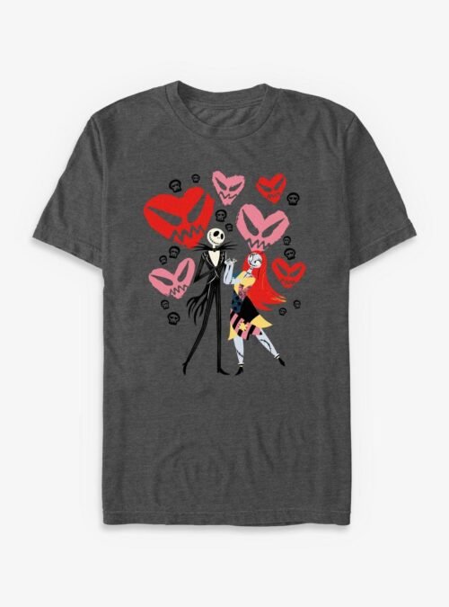 Disney The Nightmare Before Christmas Jack & Sally Creepy Hearts - Drk Htr